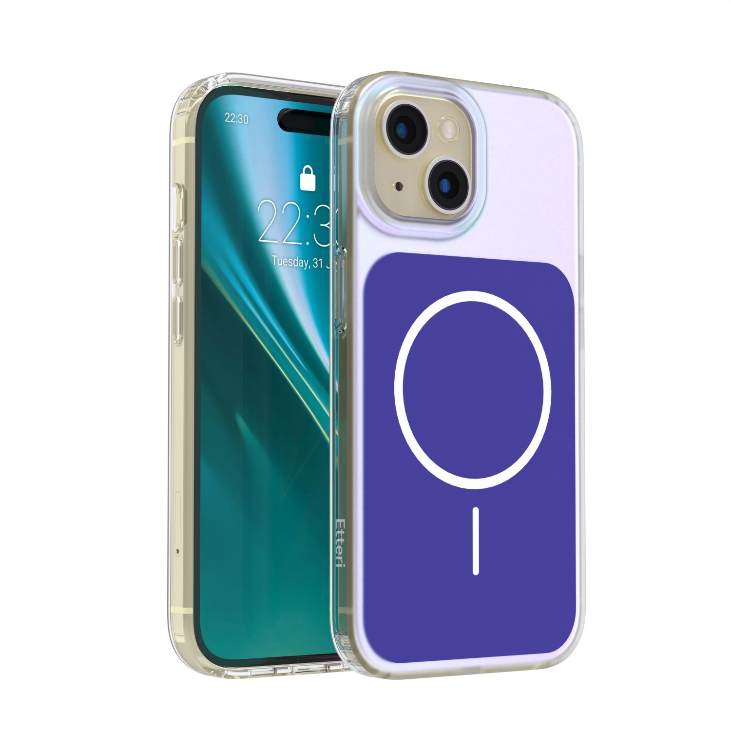 Etteri Hidden Pearl maciņš iPhone 15 6,1" tumši zils