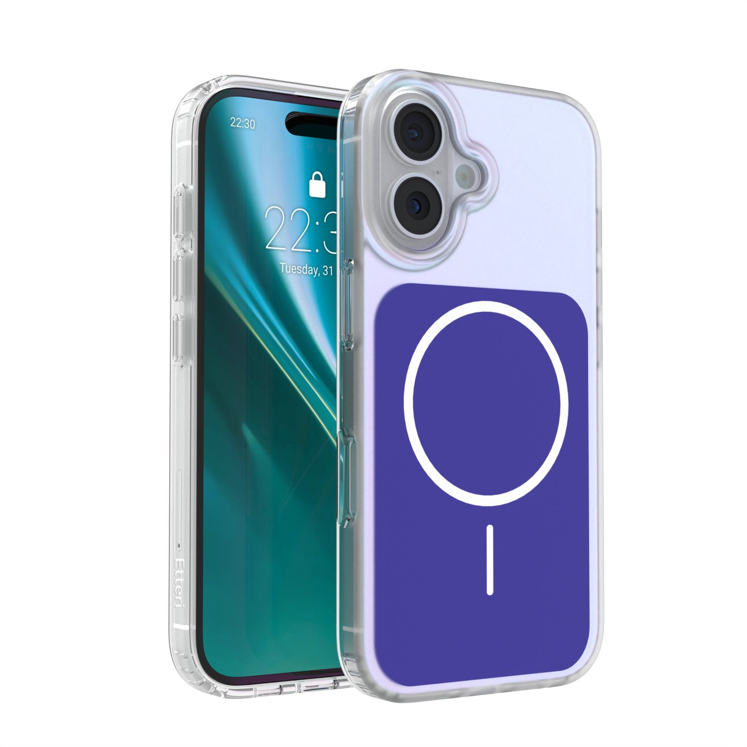 Etteri Hidden Pearl maciņš iPhone 16 6,1" tumši zils
