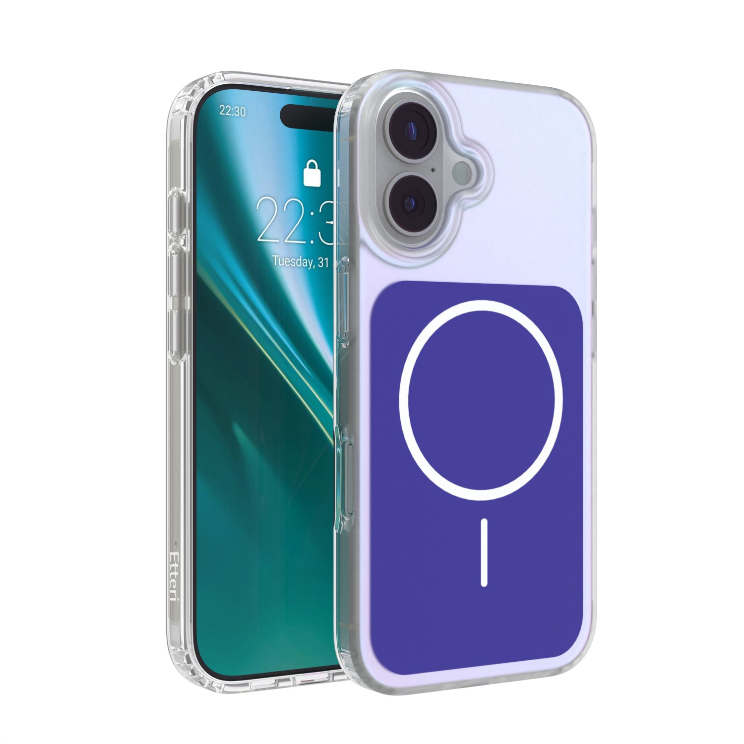 Etteri Hidden Pearl maciņš iPhone 17 6,3" tumši zils