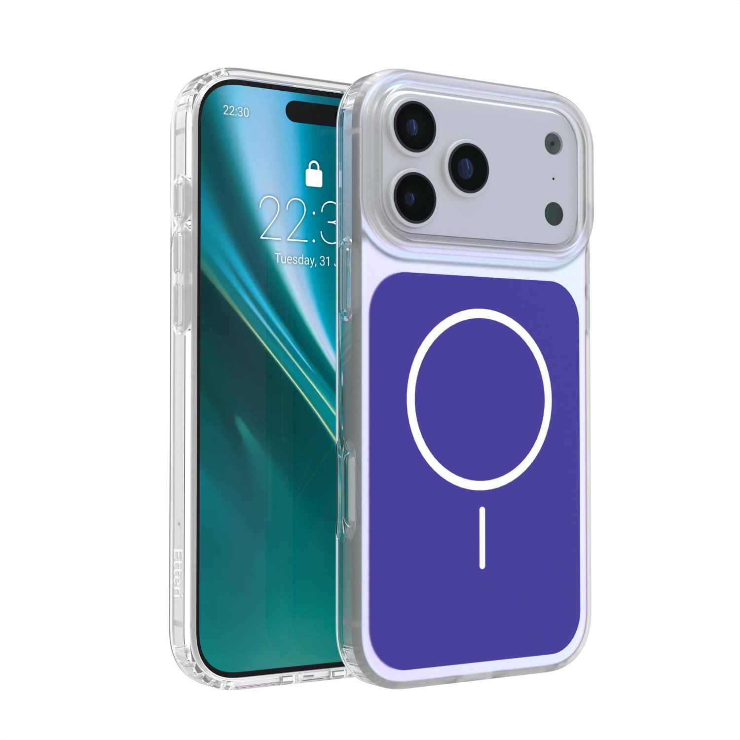Etteri Hidden Pearl чехол для iPhone 17 Pro Max 6,9" темно-синий