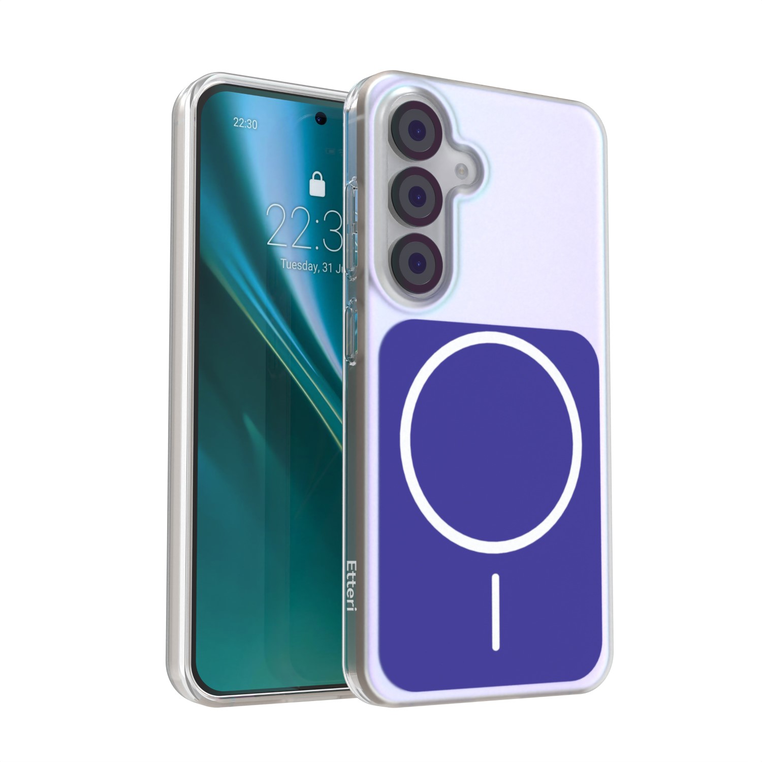 Etteri Hidden Pearl maciņš Samsung Galaxy S25 tumši zils