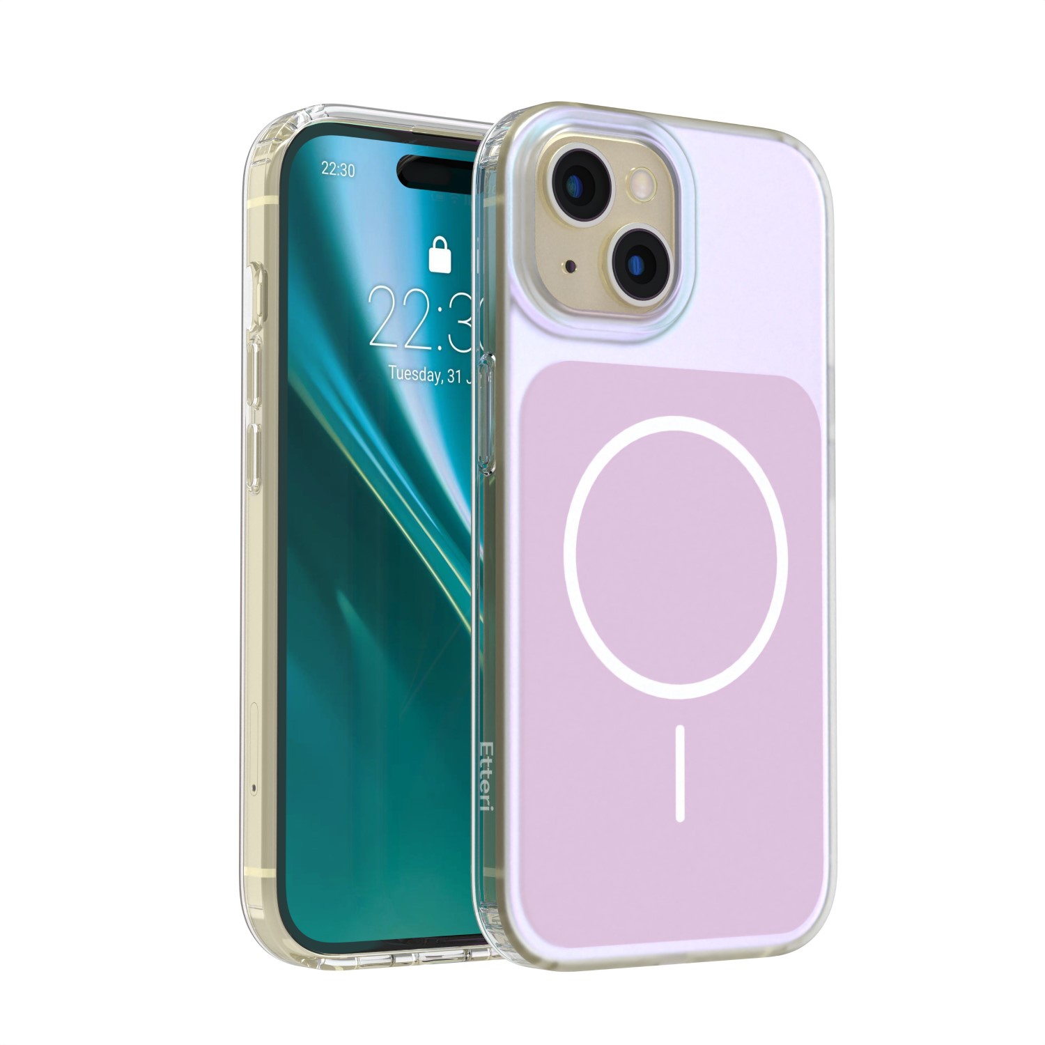 Etteri Hidden Pearl maciņš iPhone 15 6,1" rozā