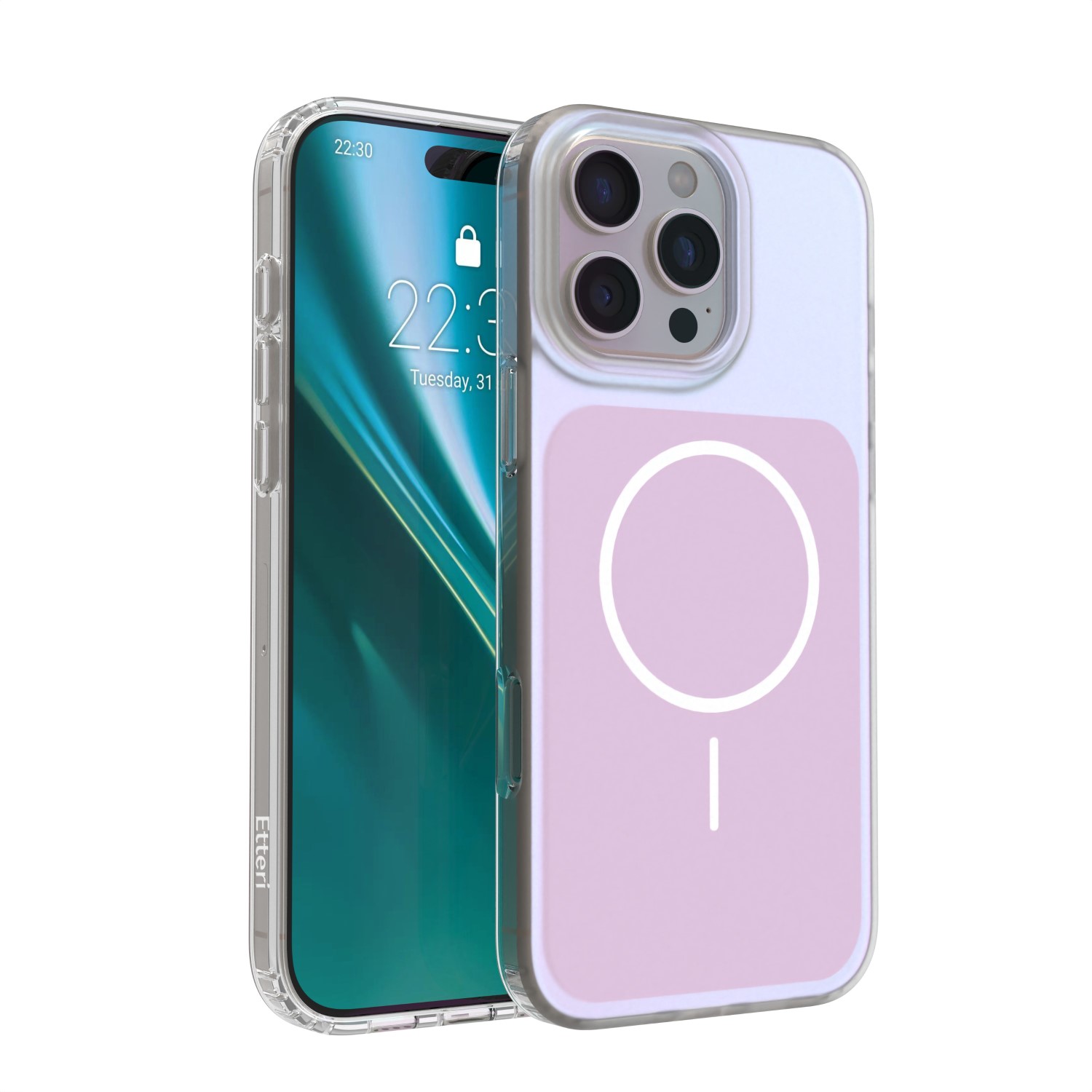 Etteri Hidden Pearl maciņš iPhone 16 Pro 6,3" rozā