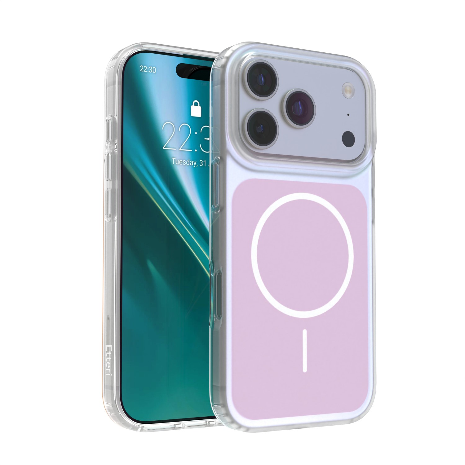 Etteri Hidden Pearl чехол для iPhone 17 Pro 6,3" розовый