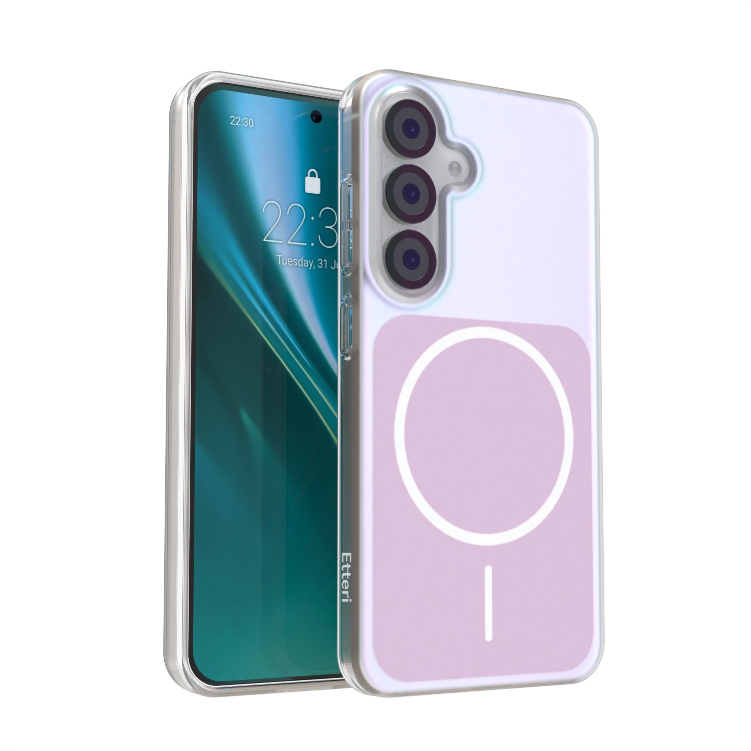 Etteri Hidden Pearl maciņš Samsung Galaxy S25 rozā