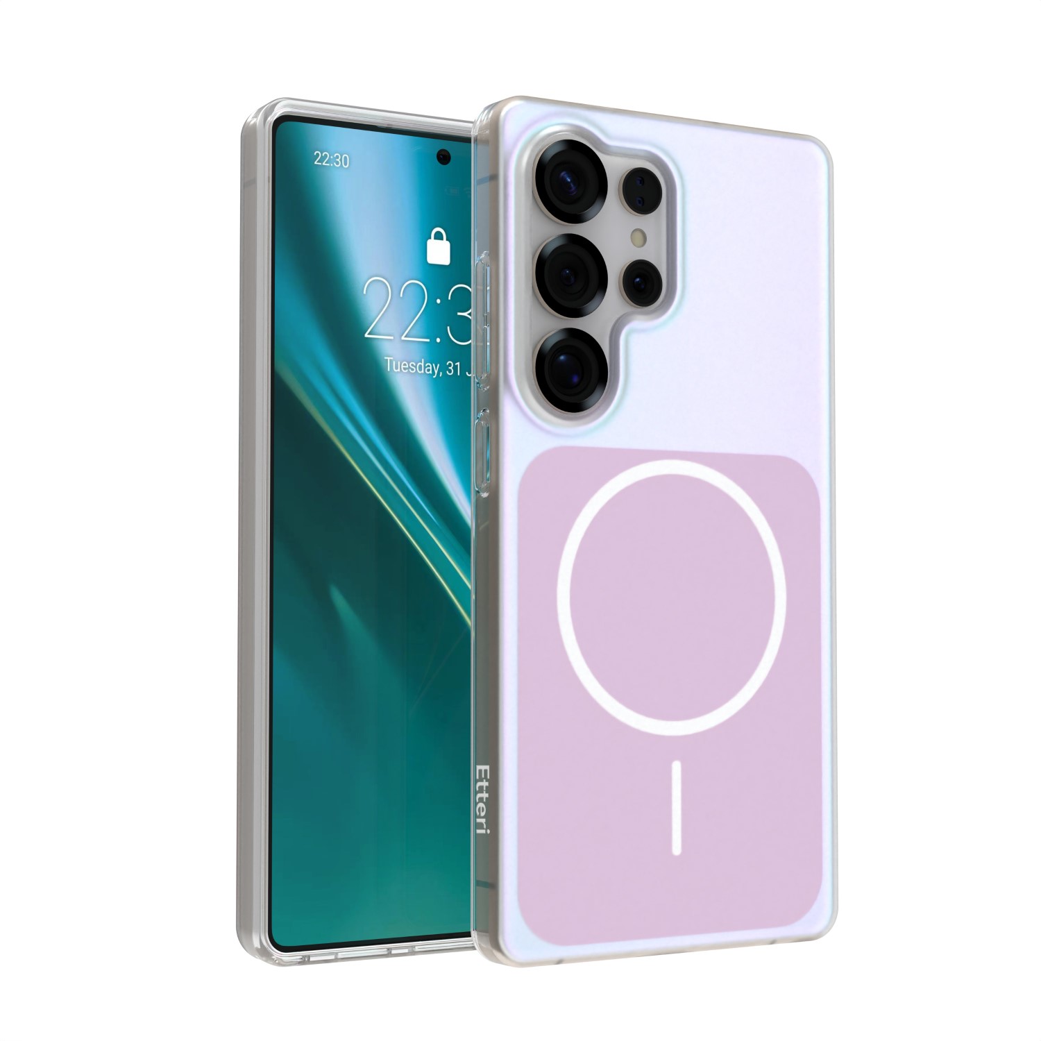Etteri Hidden Pearl maciņš Samsung Galaxy S25 Ultra rozā