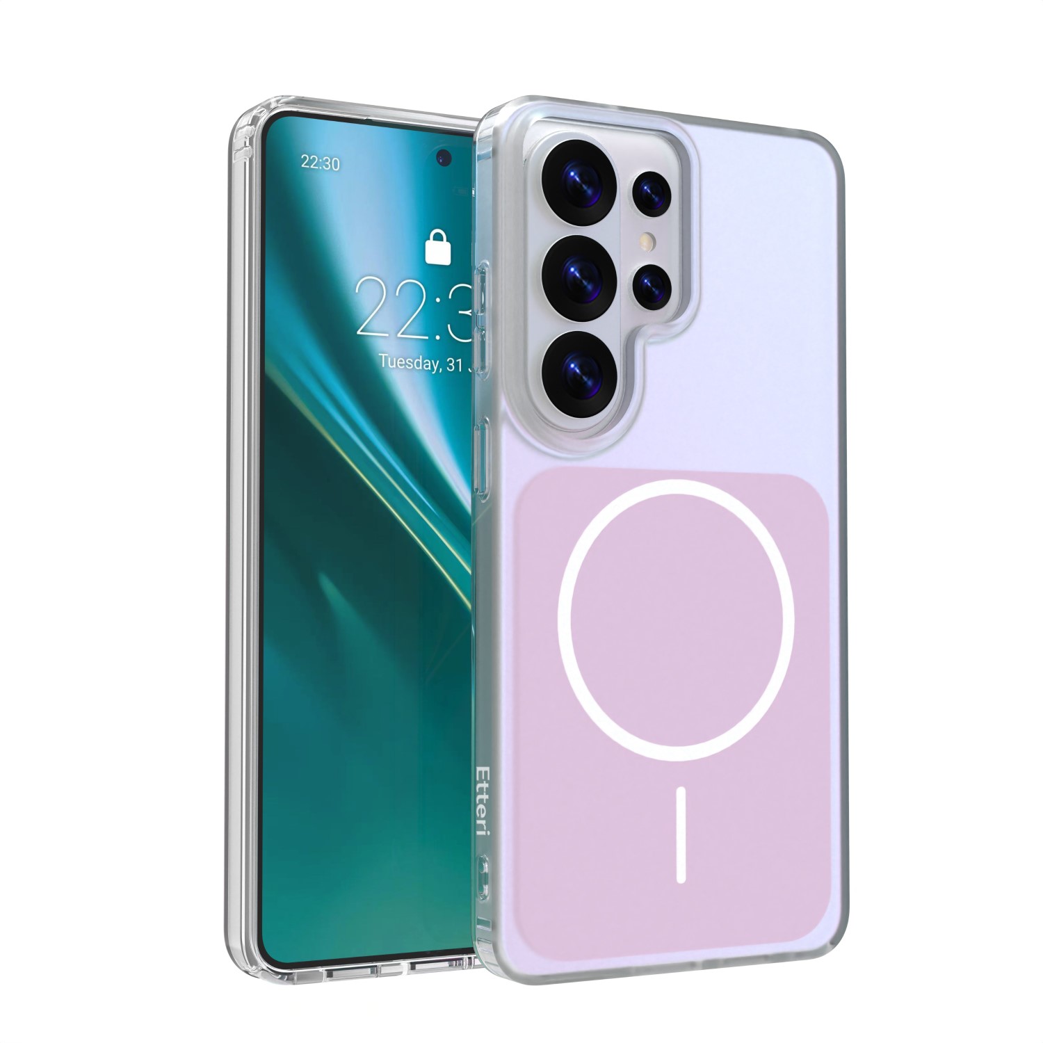 Etteri Hidden Pearl maciņš Samsung Galaxy S26 Ultra rozā