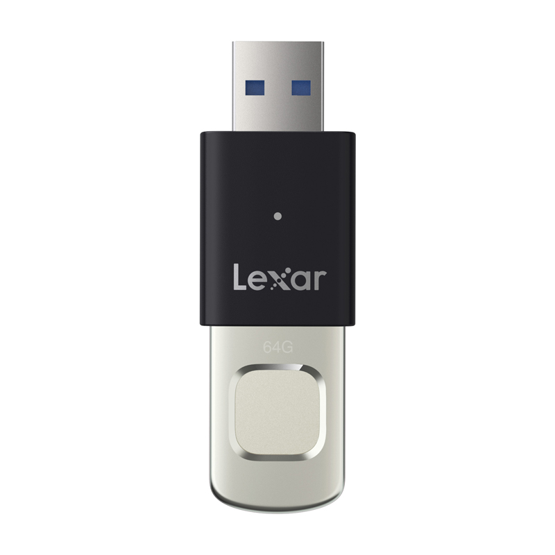 Lexar F35pro USB 3.2 64GB zibatmiņa ar pirkstu nospiedumu atpazīšanu