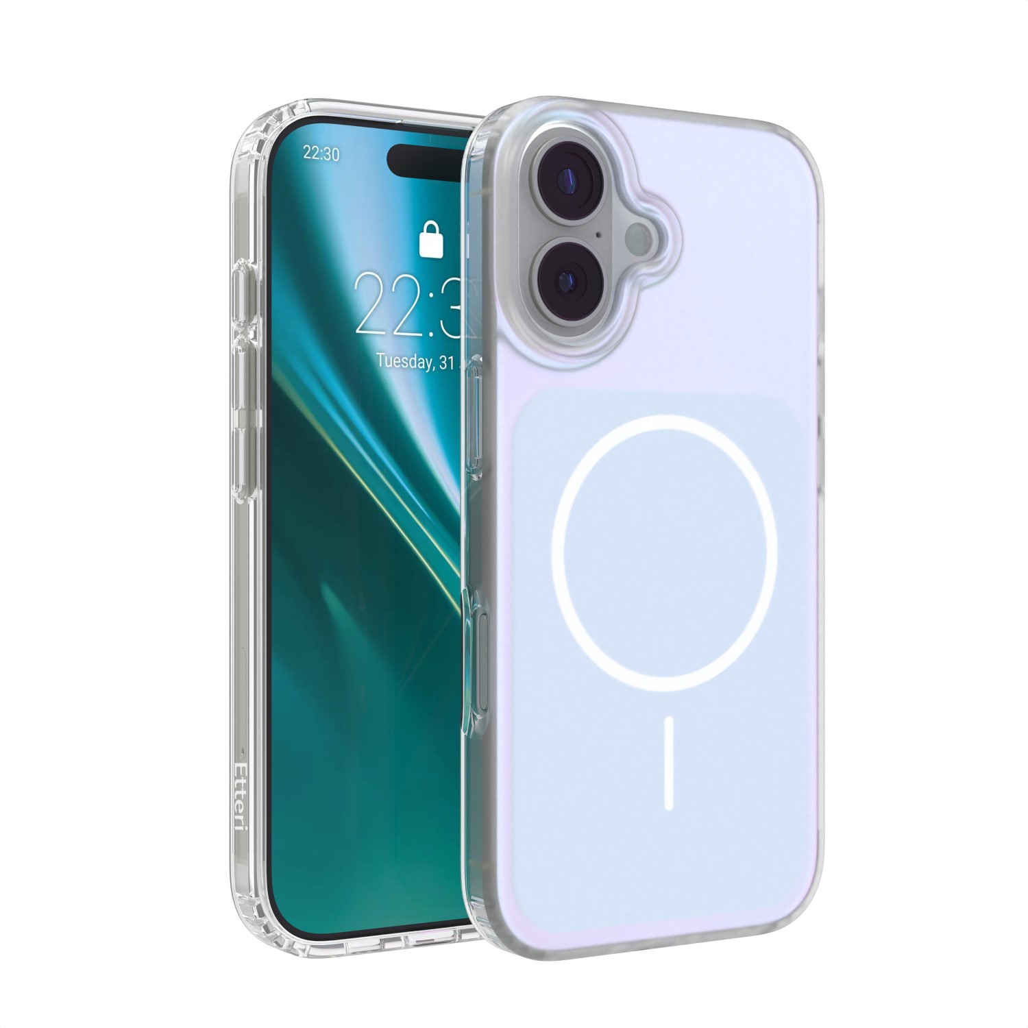 Etteri Hidden Pearl maciņš iPhone 17 6,3" gaiši zils