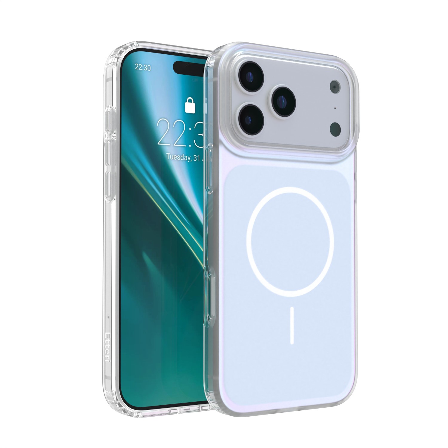 Etteri Hidden Pearl чехол для iPhone 17 Pro Max 6,9" голубой