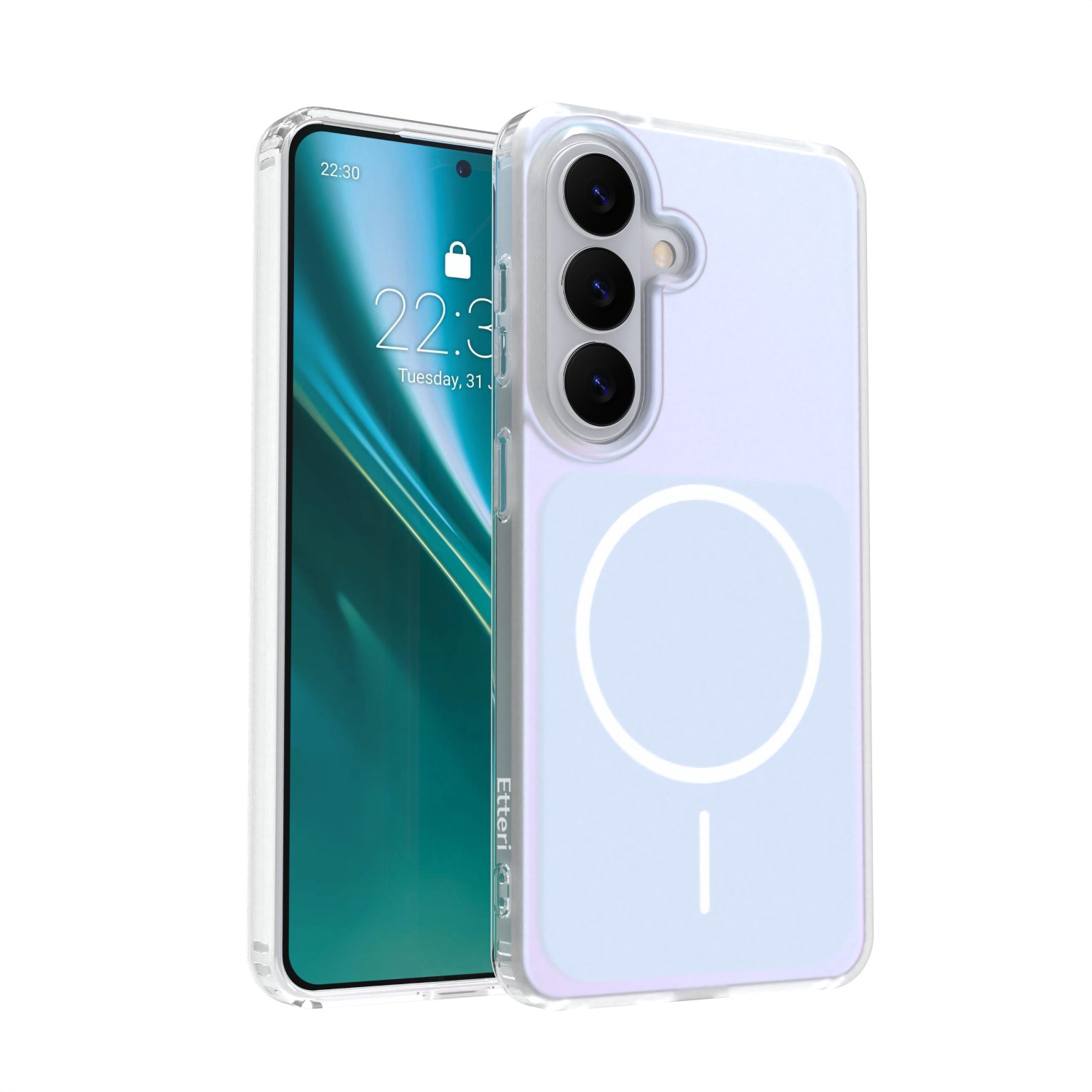 Etteri Hidden Pearl чехол для Samsung Galaxy S26 голубой