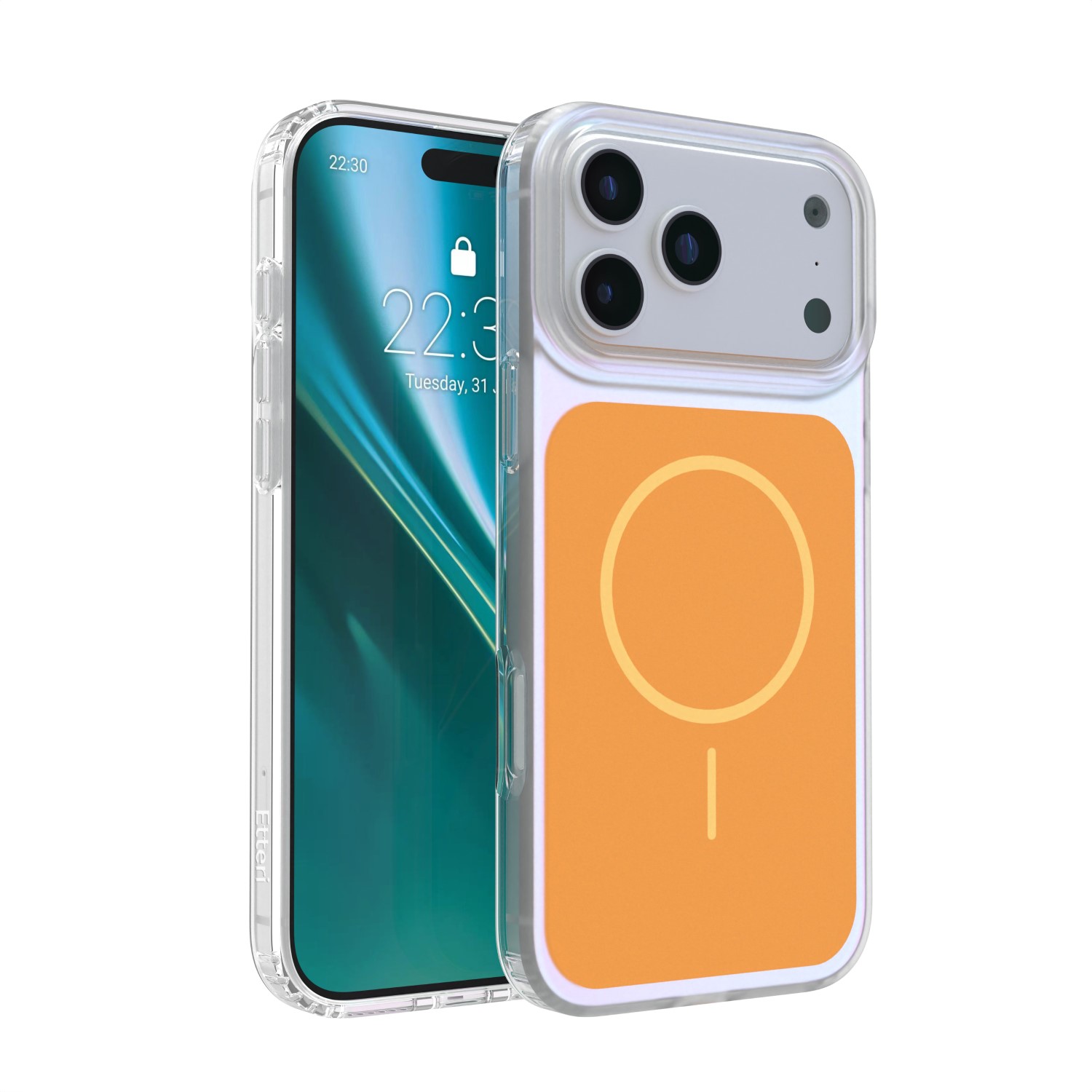 Etteri Hidden Pearl чехол для iPhone 17 Pro Max 6,9" оранжевый