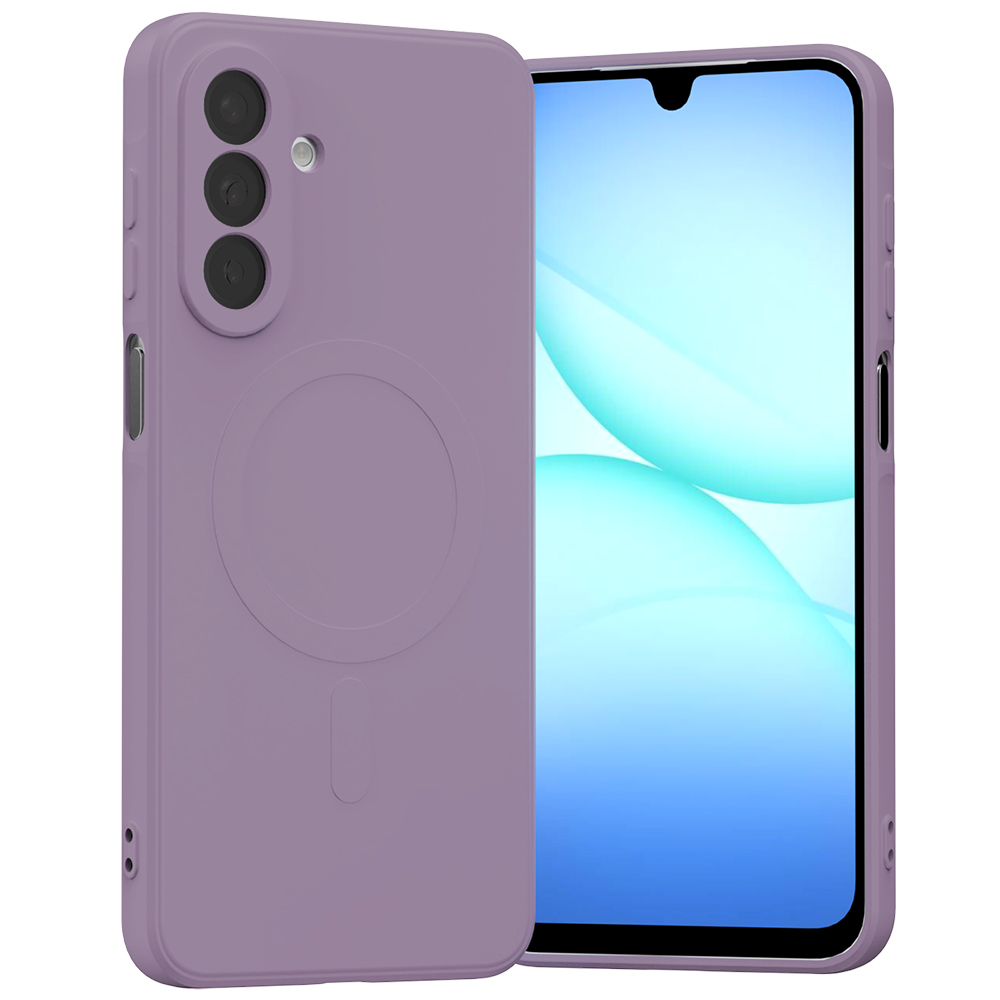 Mercury daļēji silikona Magsafe Samsung Galaxy A17 ceriņu violets