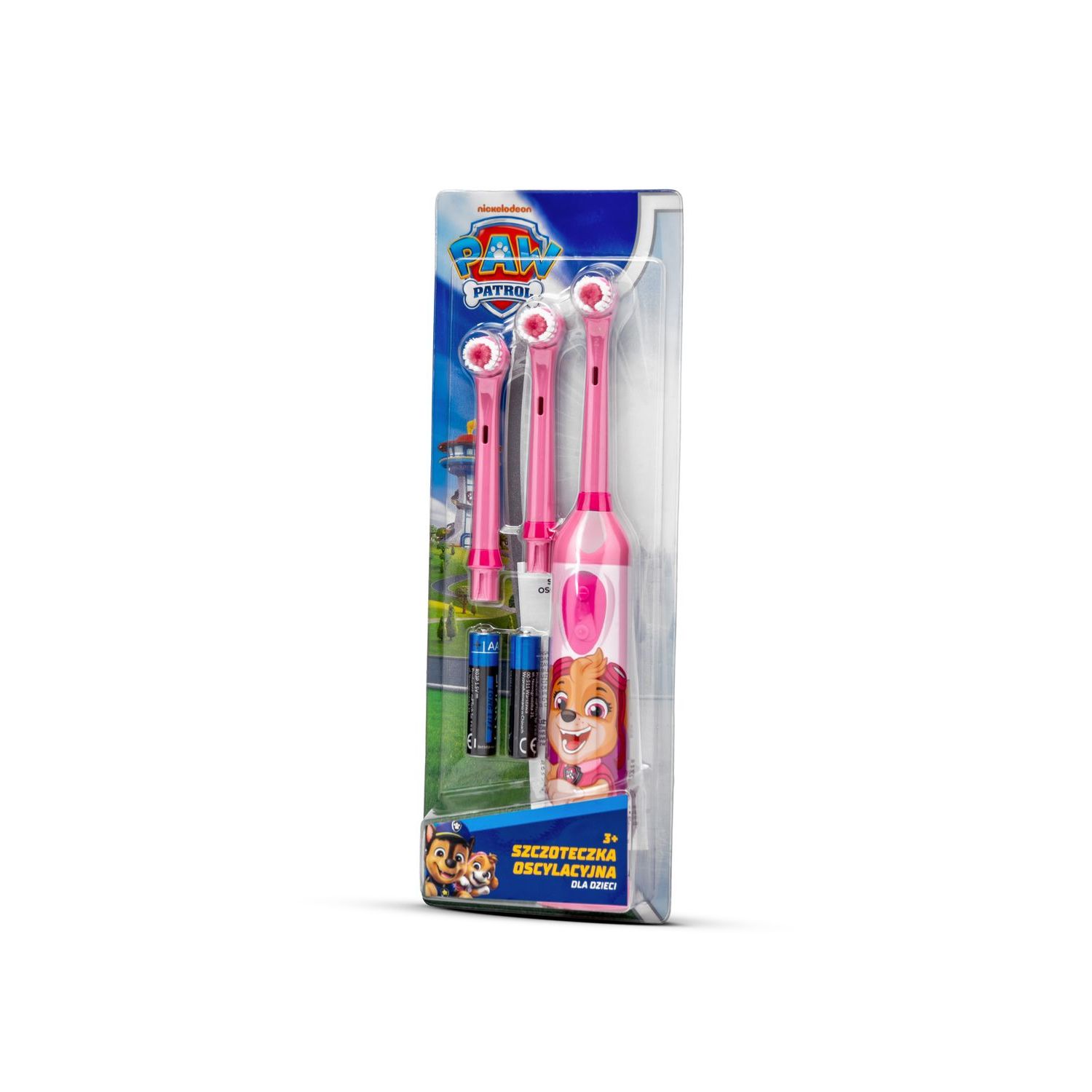 Paw Patrol oscilējošā bērnu zobu birste rozā raksts 2