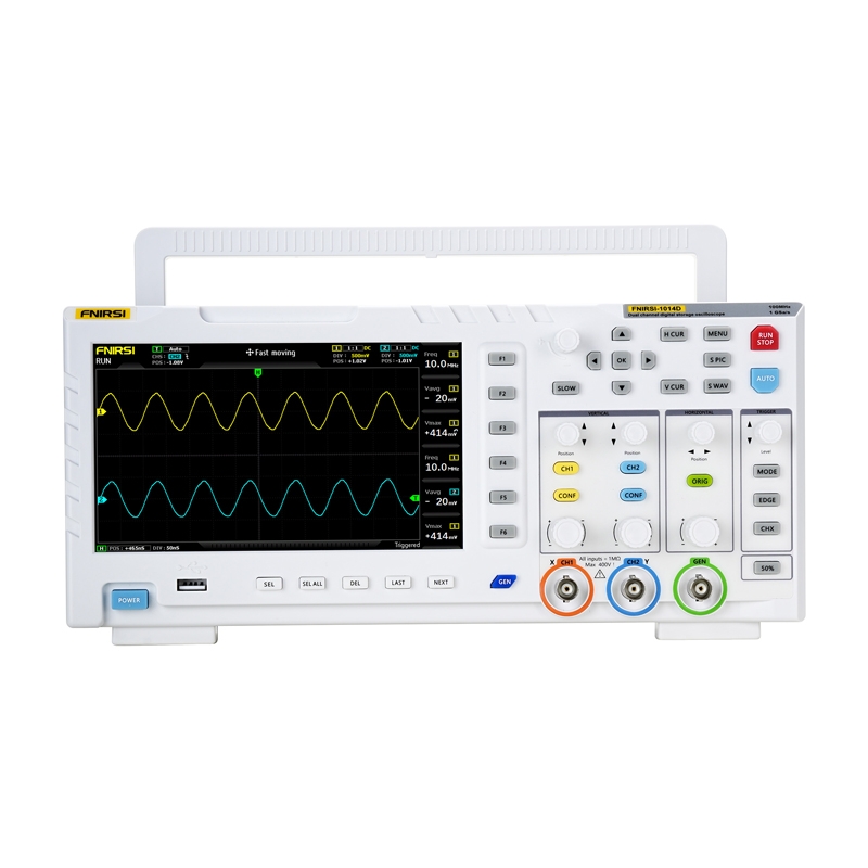 FNIRSI 1014D 2-in-1 osciloskops signālu ģenerators