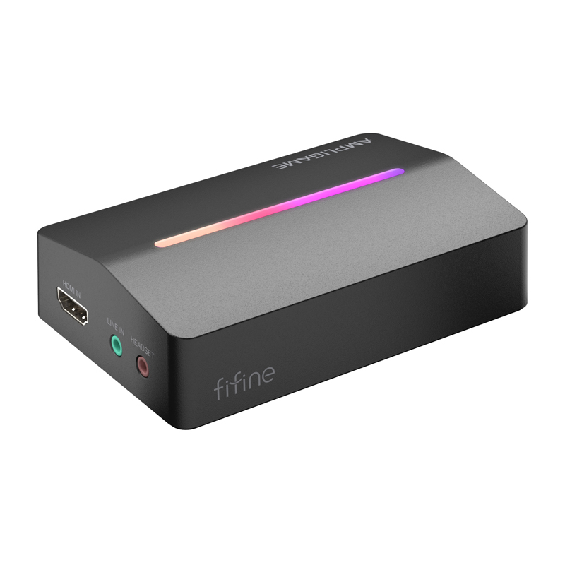 Fifine V3, HDMI uz USB-A video ierakstīšanas karte (melna)