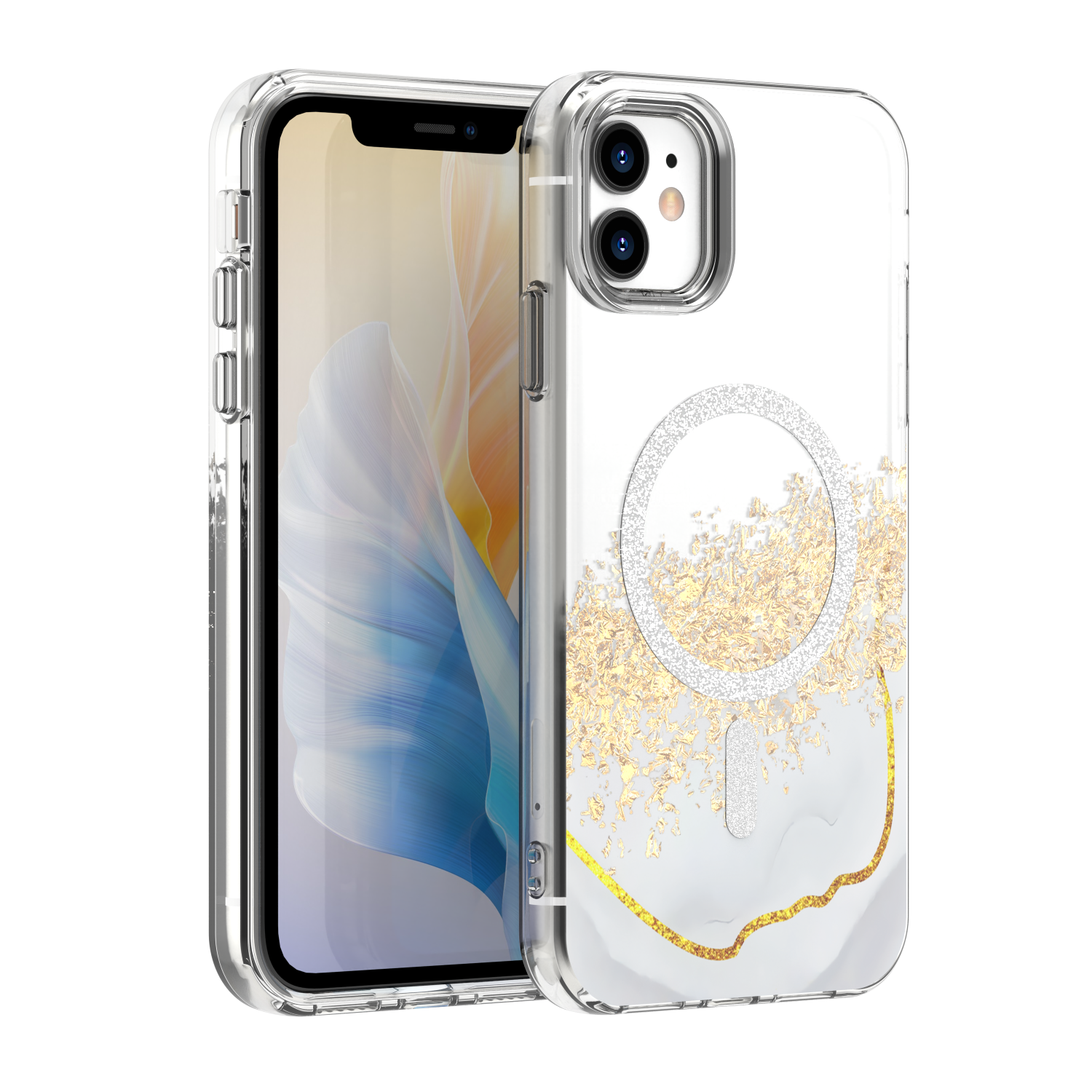 Epoxy Mag maciņš iPhone 11 balts