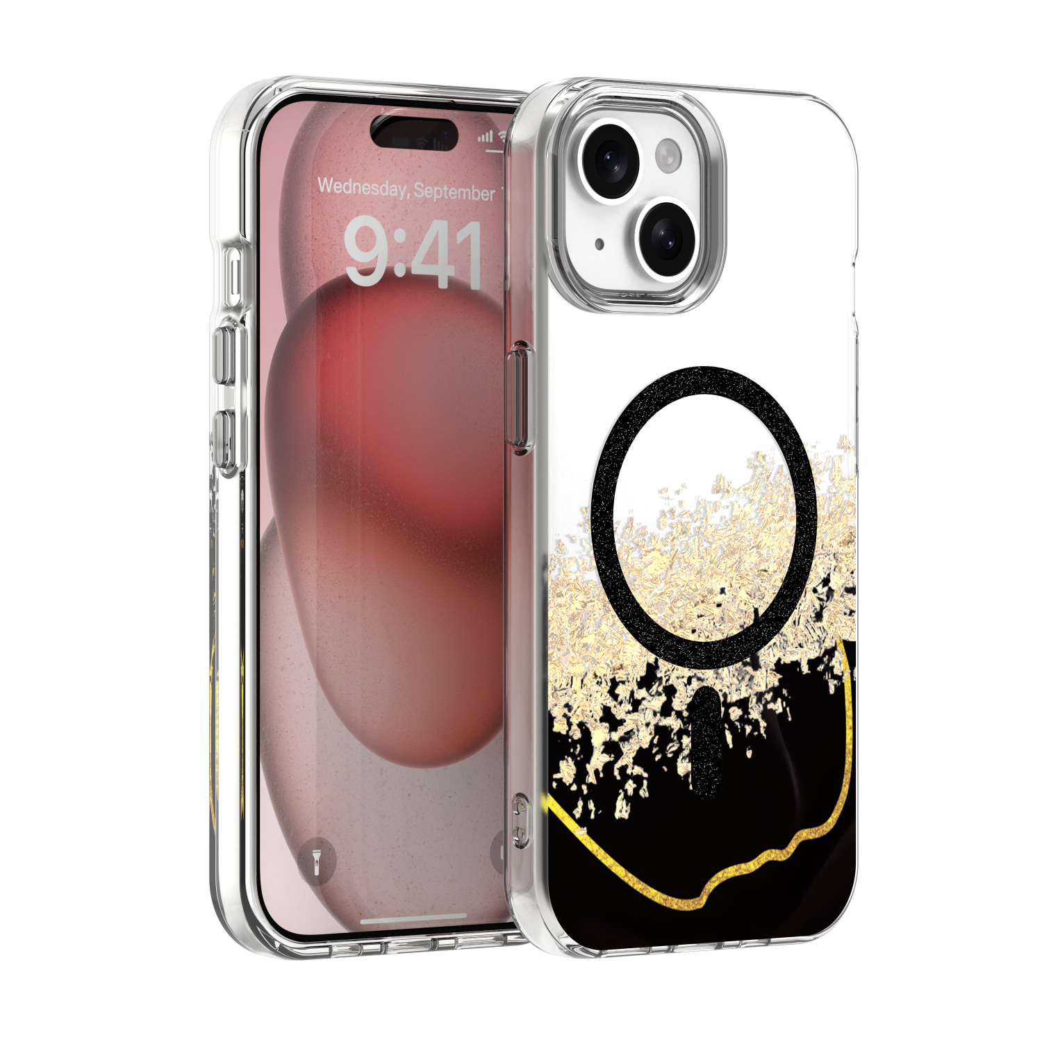 Epoxy Mag maciņš iPhone 13 / 14 6,1" melns