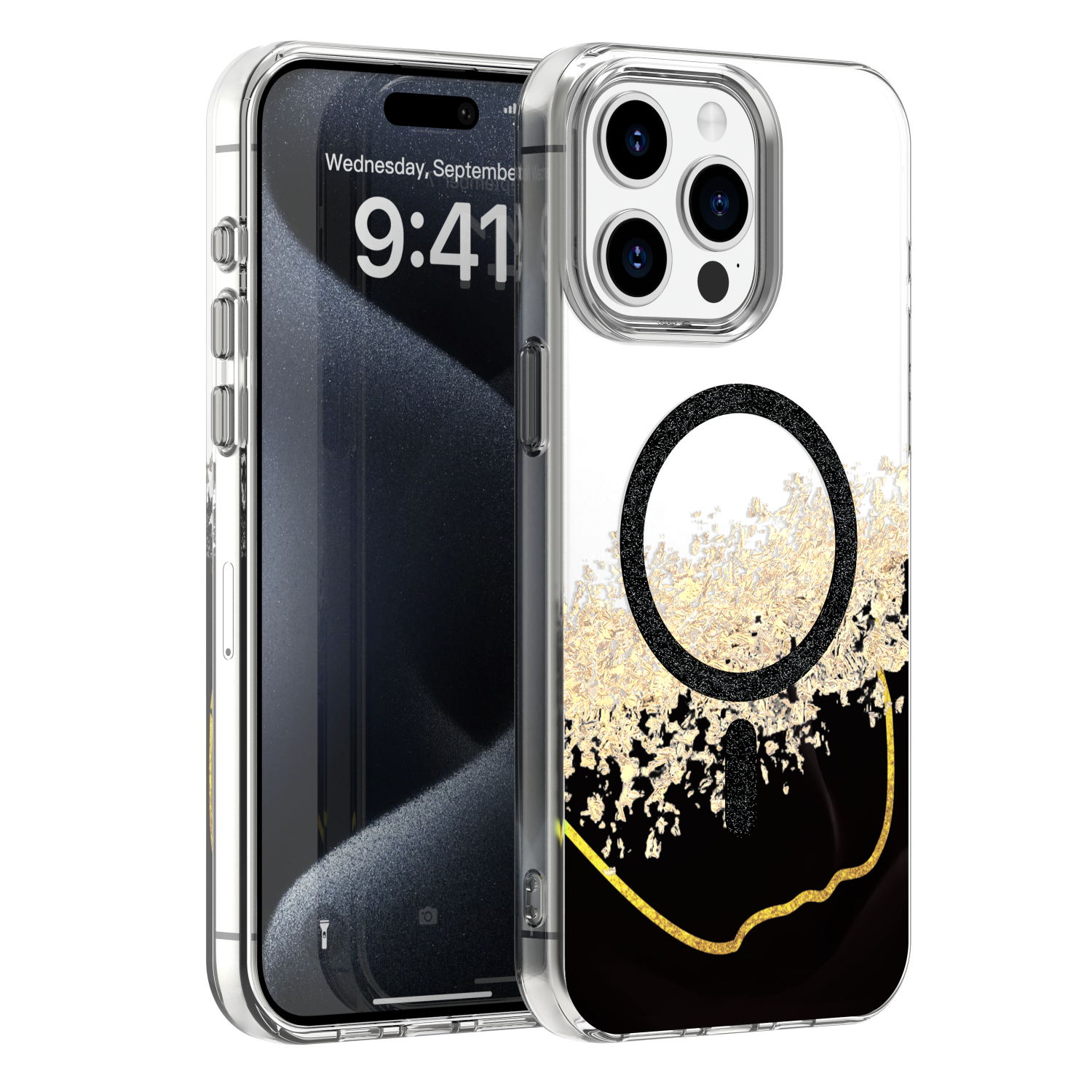 Epoxy Mag maciņš iPhone 14 Pro 6,1" melns