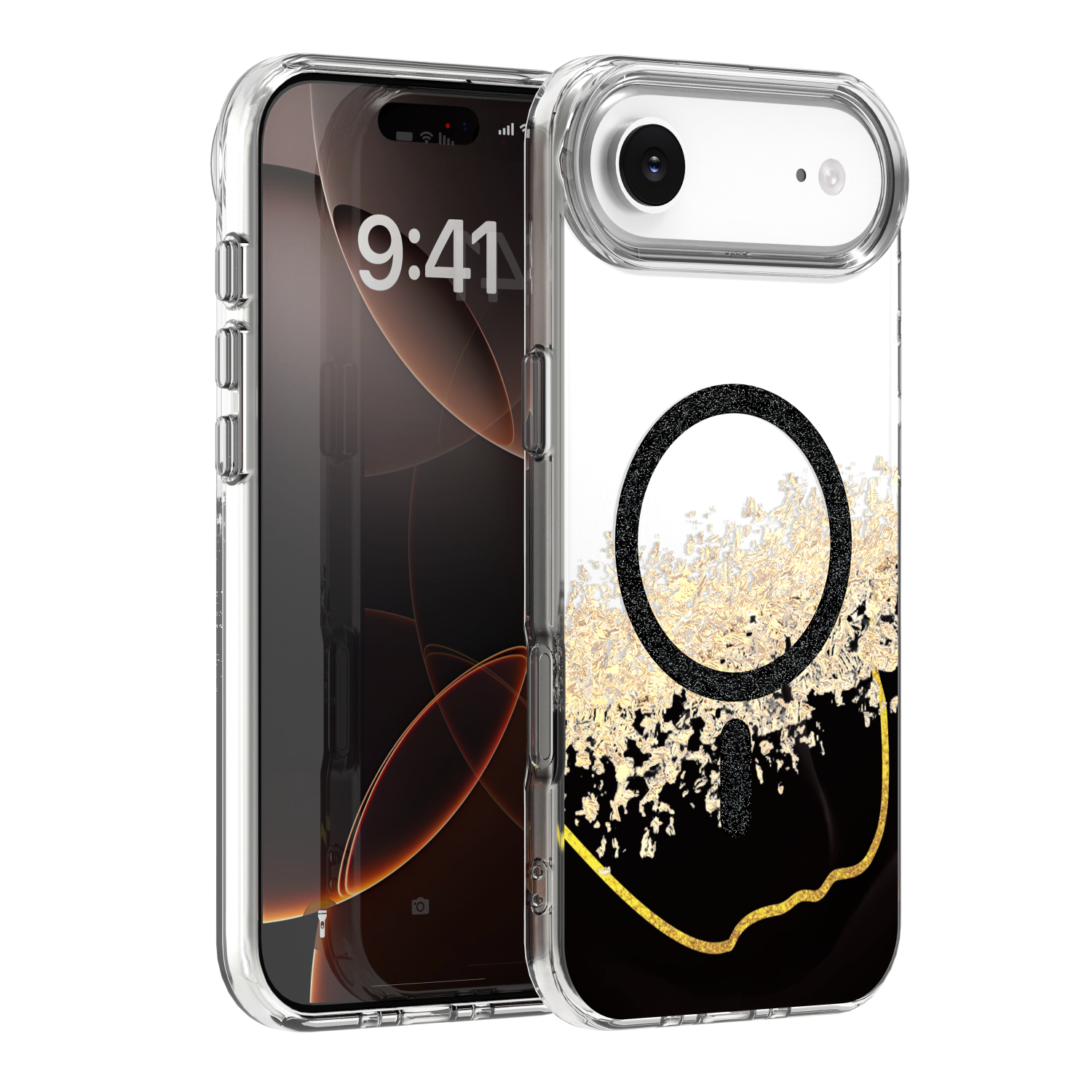 Epoxy Mag maciņš iPhone 17 Air 6,6'' melns