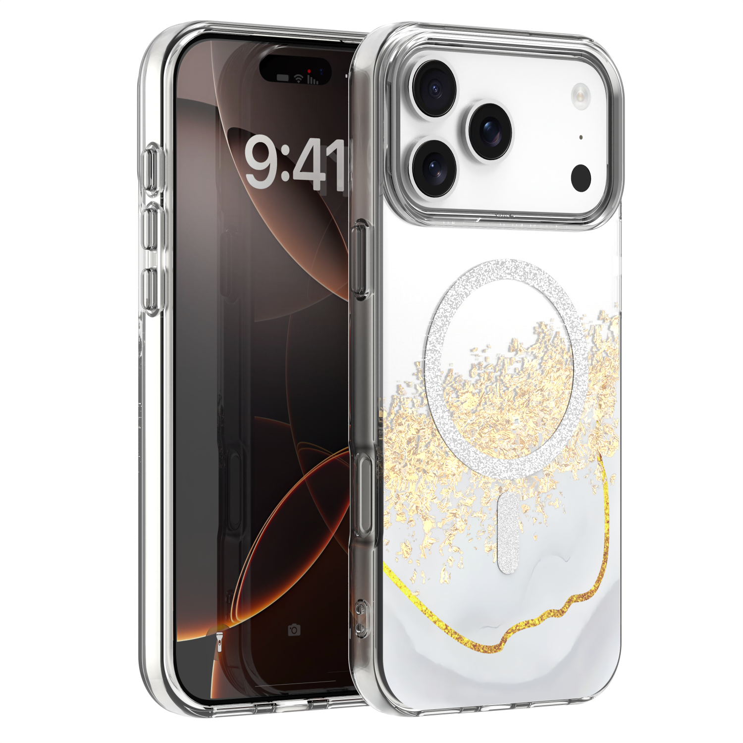 Epoxy Mag maciņš iPhone 17 Pro 6,3'' balts
