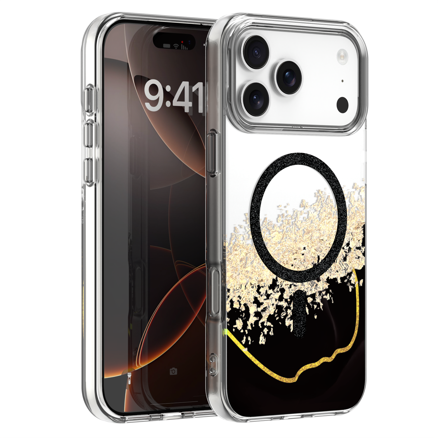 Epoxy Mag maciņš iPhone 17 Pro 6,3'' melns