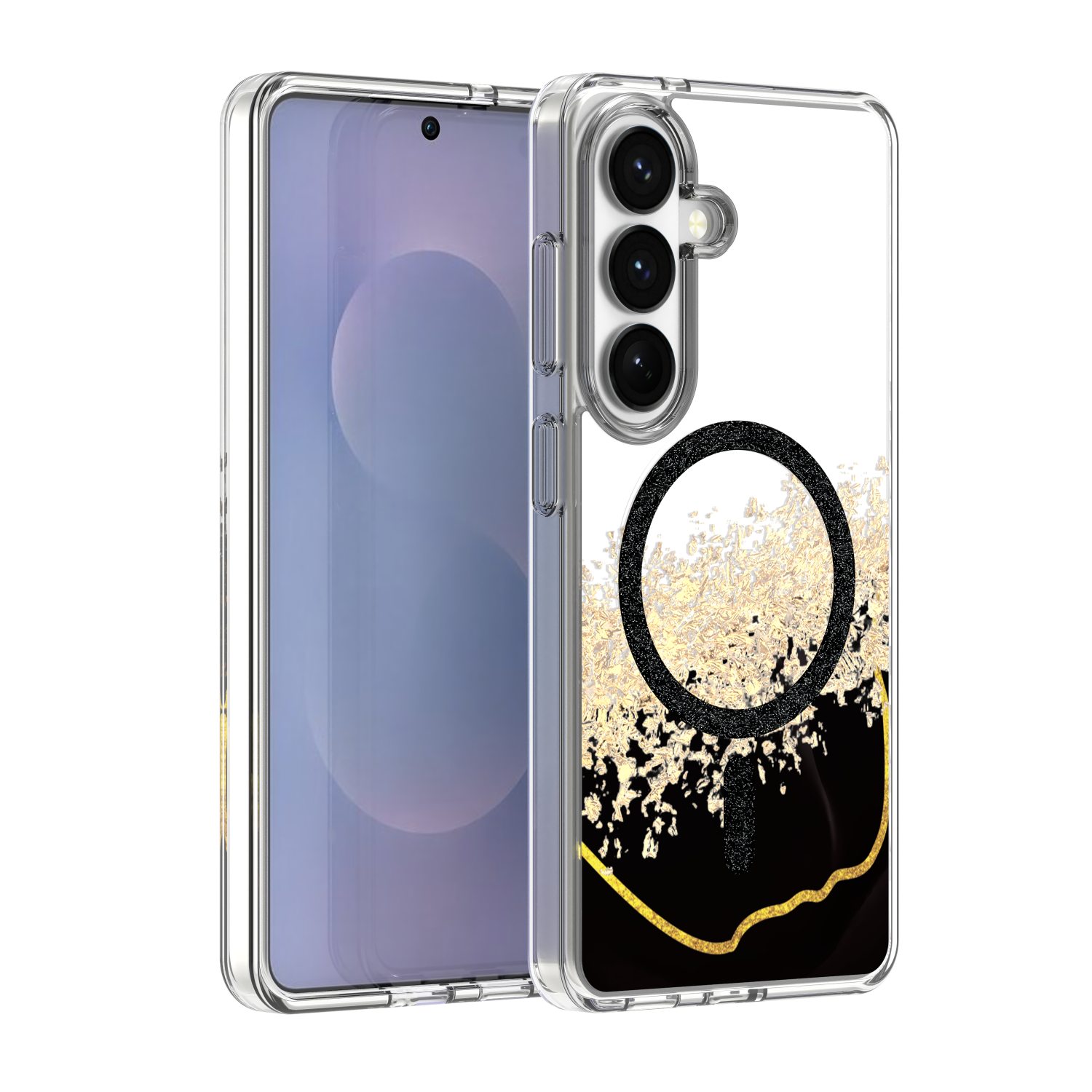 Epoxy Mag maciņš Samsung Galaxy S24 / S25 melns