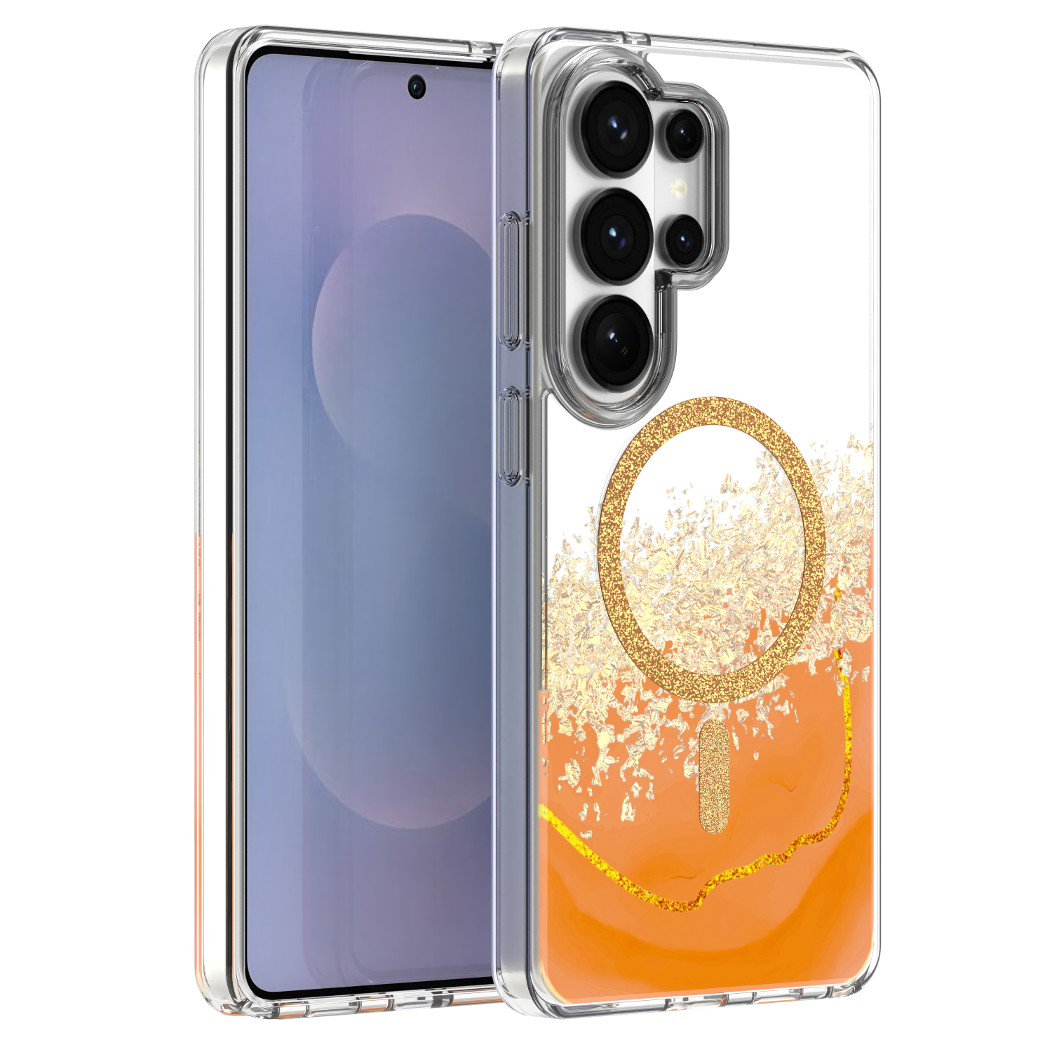 Epoxy Mag maciņš Samsung Galaxy S26 Ultra oranžs