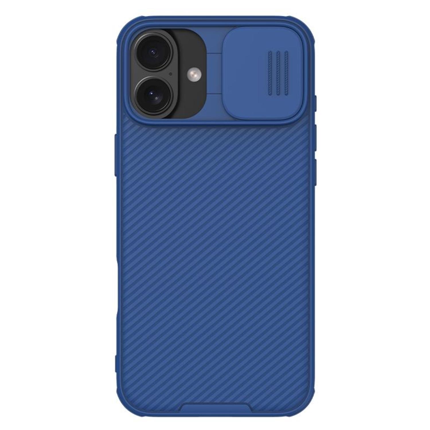 Nillkin CamShield Pro viedtālruņa apvalks iPhone 16 (zils)