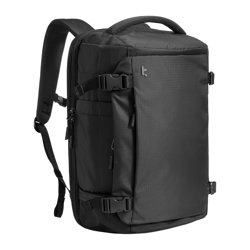 TOMTOC Navigator-T66 Liteway ceļojumu mugursoma 28L/15.6" (melna)
