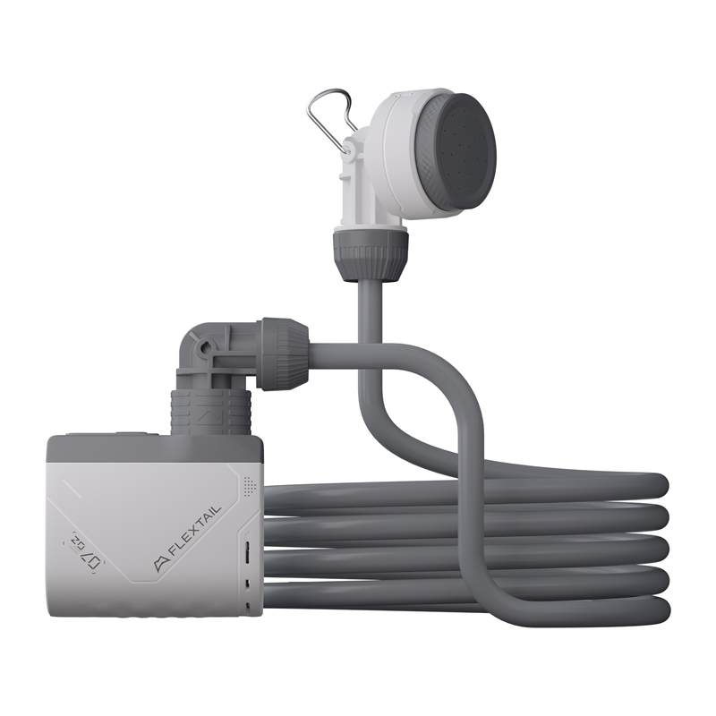 Flextail Tiny Shower portatīvā duša ar pumpi (balta)