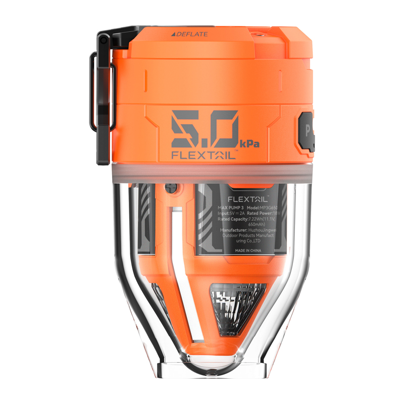 Flextail Max Pump 3 portatīvais pumpis (oranžs)