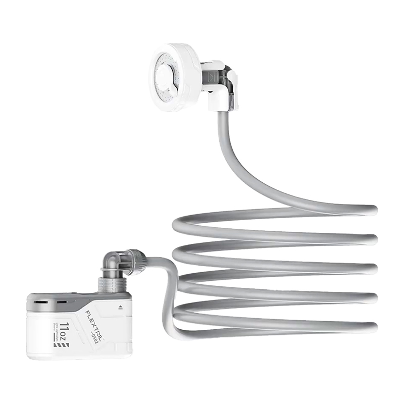 Flextail Max Shower pārnēsājamā duša ar futrāli (balta)