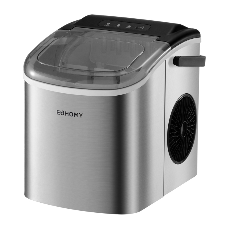 Euhomy IM001 ledus kubiņu gatavotājs, 1.2 l, 12 kg (sudraba krāsā)