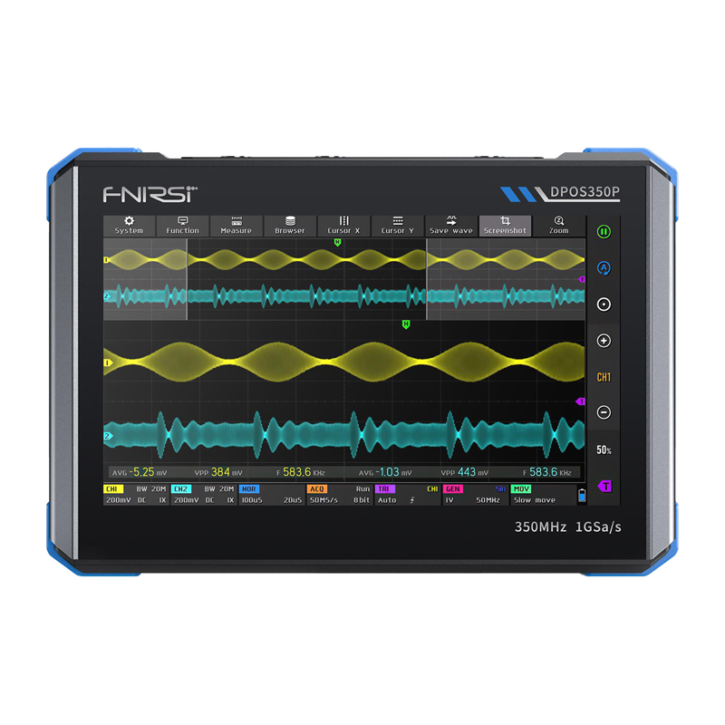 FNIRSI DPOS350P 4-in-1 digitālais osciloskops