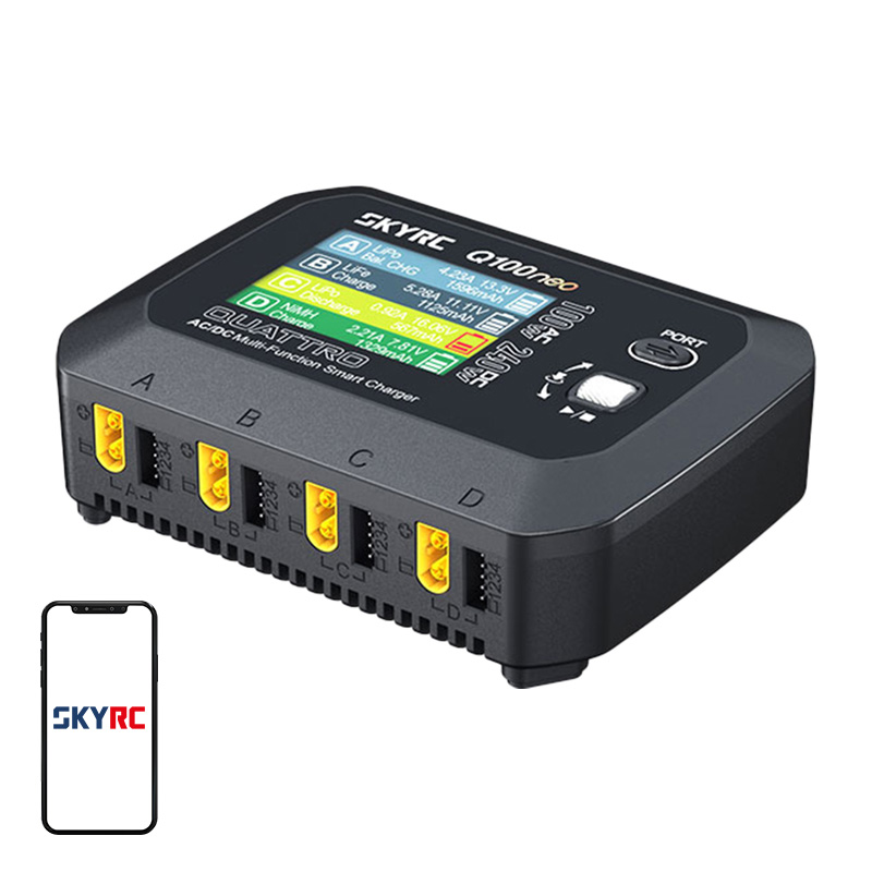 SkyRC Q100neo AC/DC daudzfunkcionāls viedais lādētājs