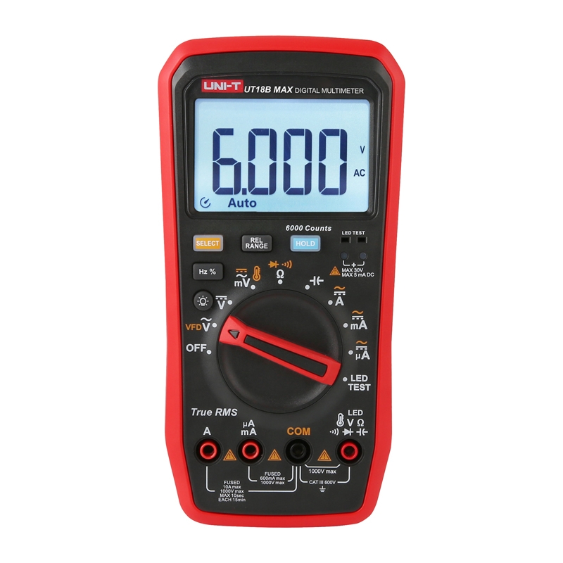 Uni-T True RMS UT18B MAX digitālais multimetrs