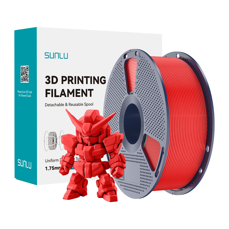 Sunlu PLA+ 2.0 Filament (Red)