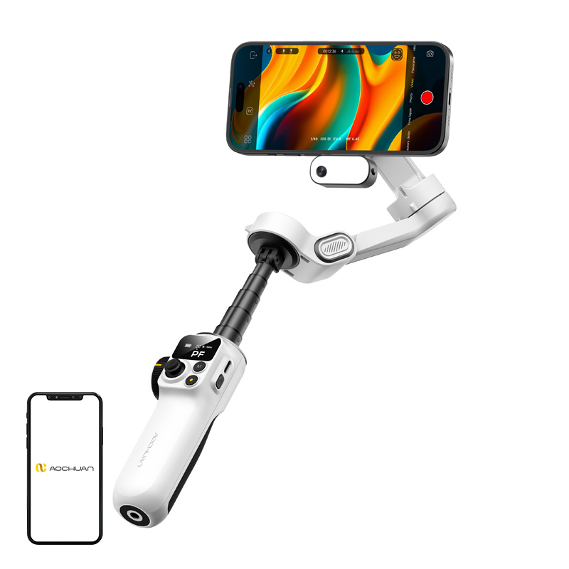 AOCHUAN P2 stabilizators ar AI sensoru (balts)
