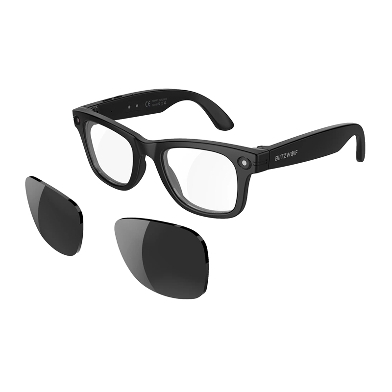 BlitzWolf BW-AG1 Pro AI viedās saulesbrilles ar maināmām lēcām