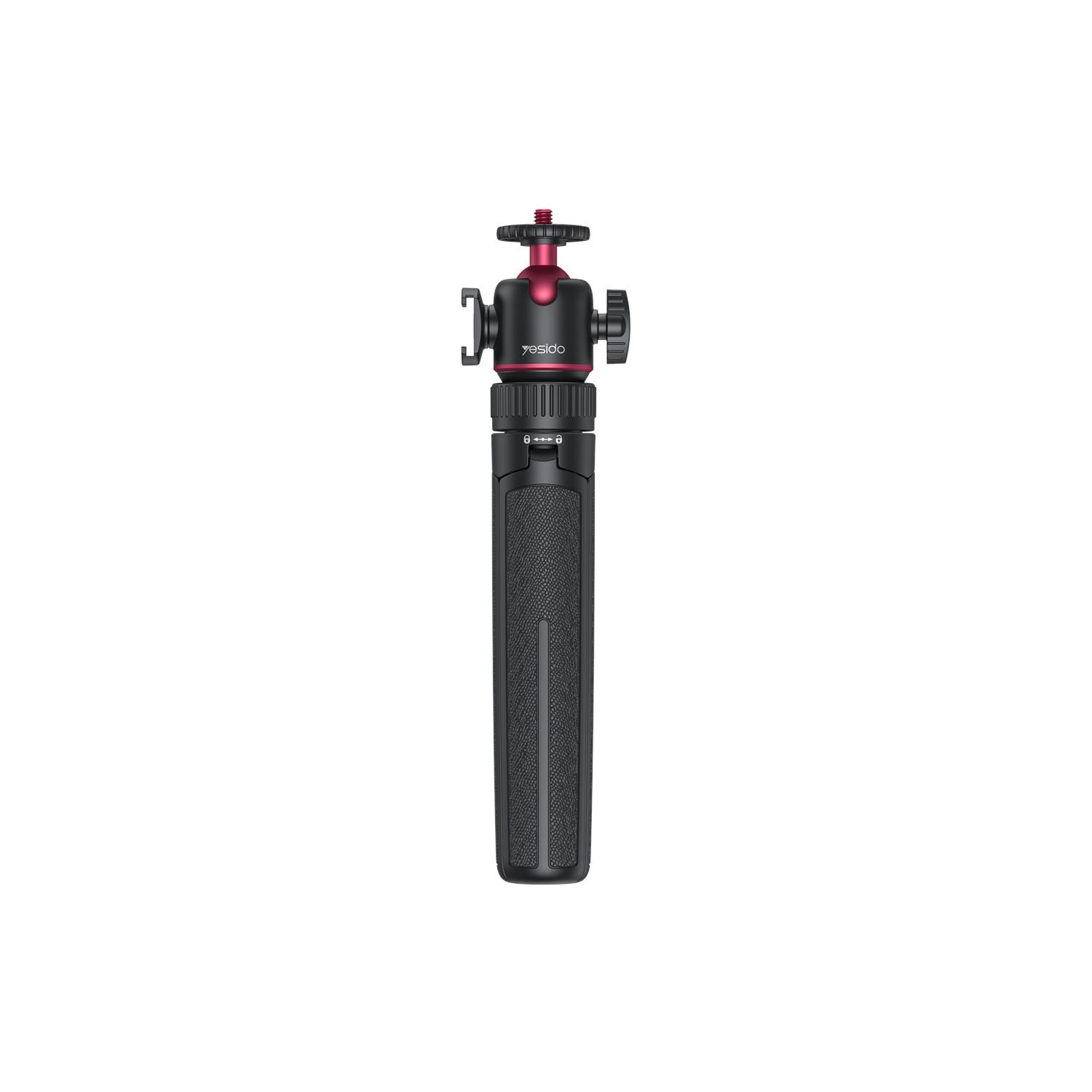 YESIDO trijkājis ar kameras turētāju SF26 <65CM melns