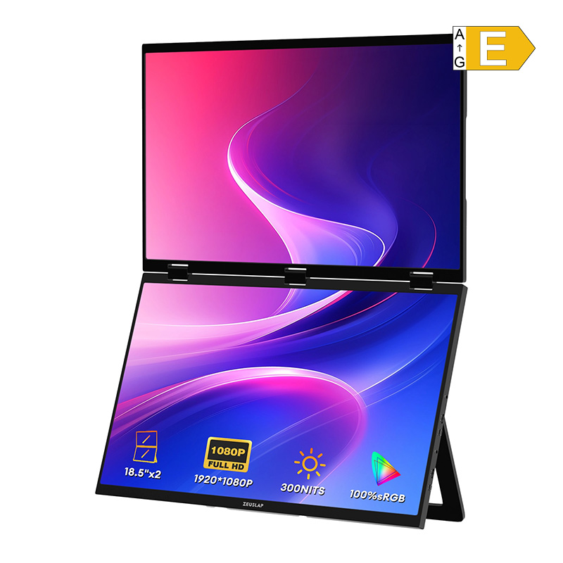 ZEUSLAP Z18W dubultais 18" portatīvais monitors
