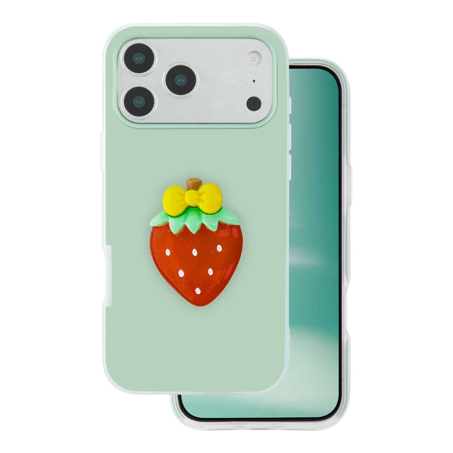 Fruit 2in1 maciņš priekš iPhone 17 Pro 6,3" zaļš