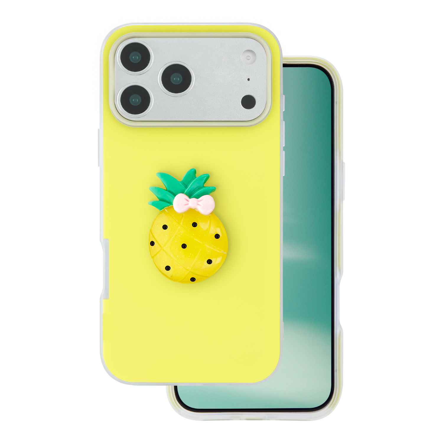 Fruit 2in1 maciņš paredzēts iPhone 17 Pro 6,3" dzeltens