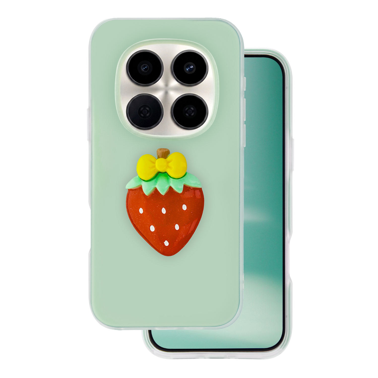 Fruit 2in1 maciņš priekš Xiaomi Redmi Note 15 4G (EU) / 5G (EU) zaļš