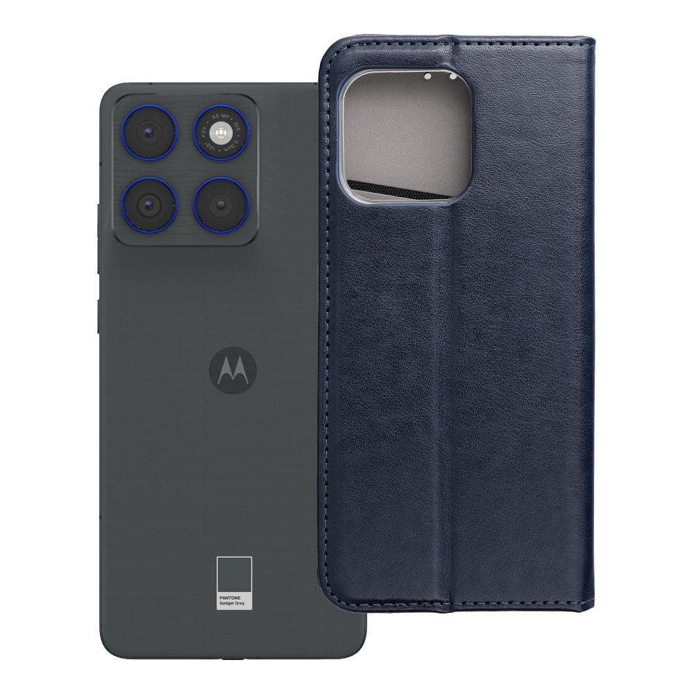 SMART MAGNETO Book maciņš priekš Motorola Edge 70 - tumši zils
