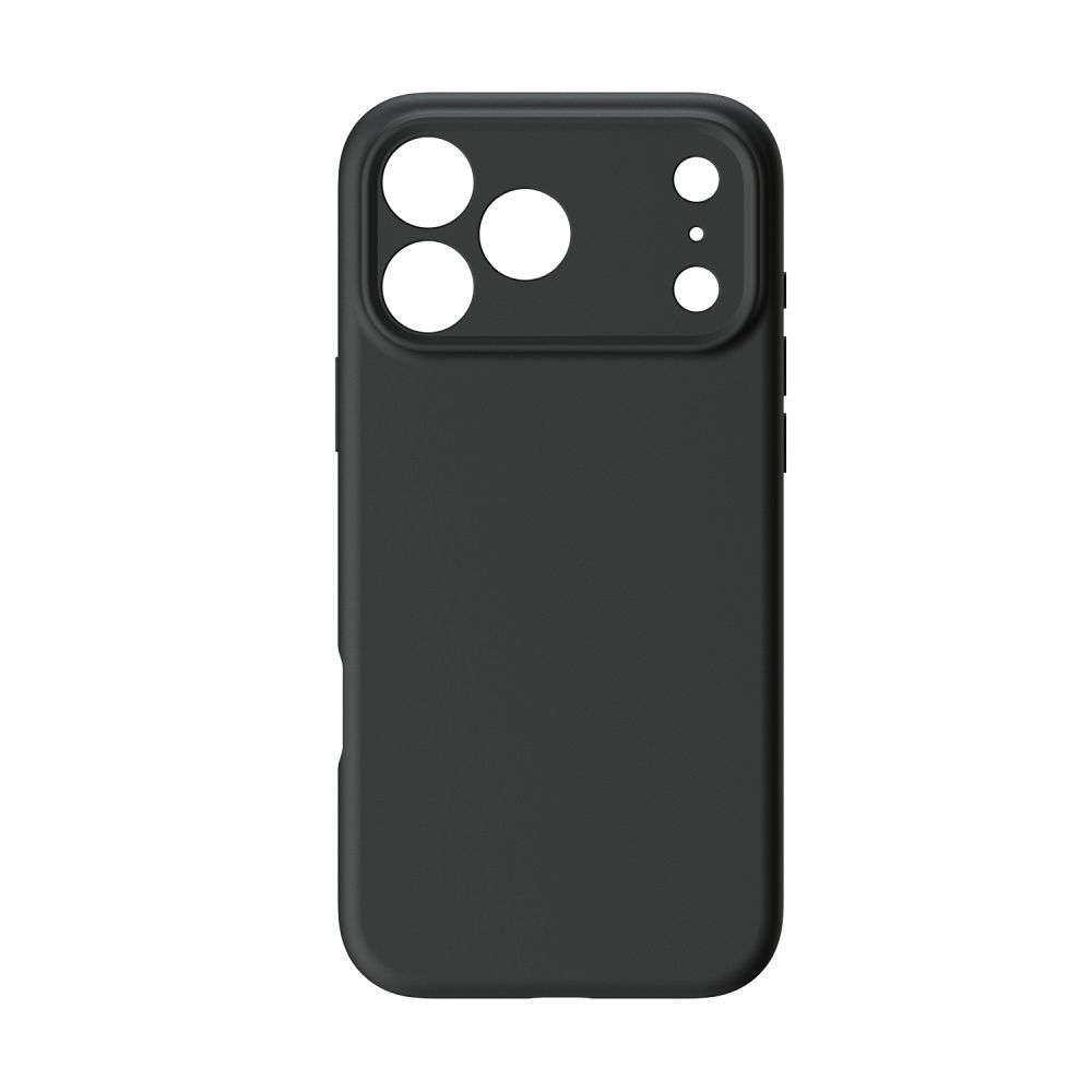 Maciņš iPhone 17 Pro Max / 18 Pro Max (zema kameras mala) Forcell F-Protect Rubber Premium, saderīgs ar MagSafe, melns