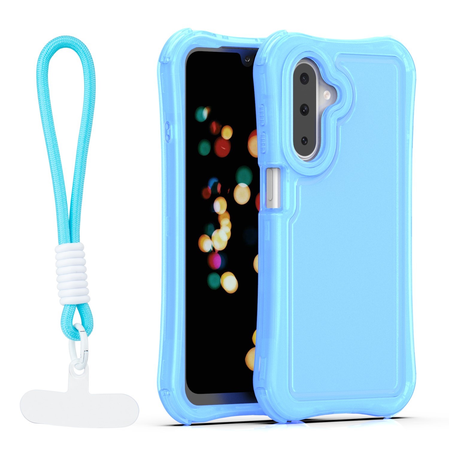 Safepop maciņš ar siksniņu priekš Samsung Galaxy A17 4G / A17 5G / A26 5G zils