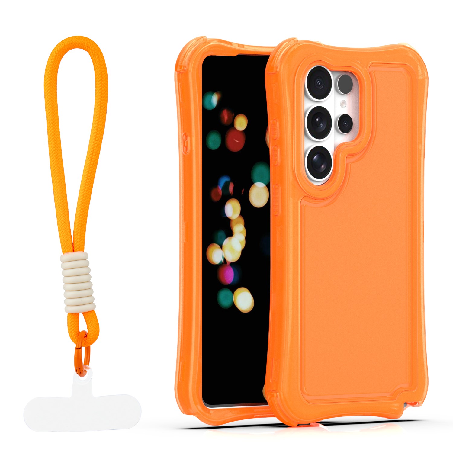 Safepop maciņš ar siksniņu priekš Samsung Galaxy S26 Ultra oranžs