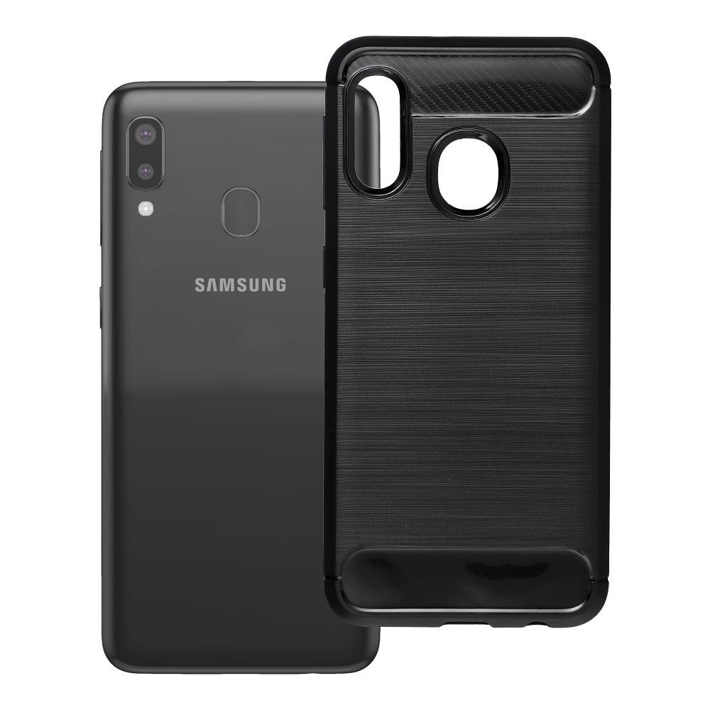 Maciņš Samsung A20E Carbon 2.0 melns